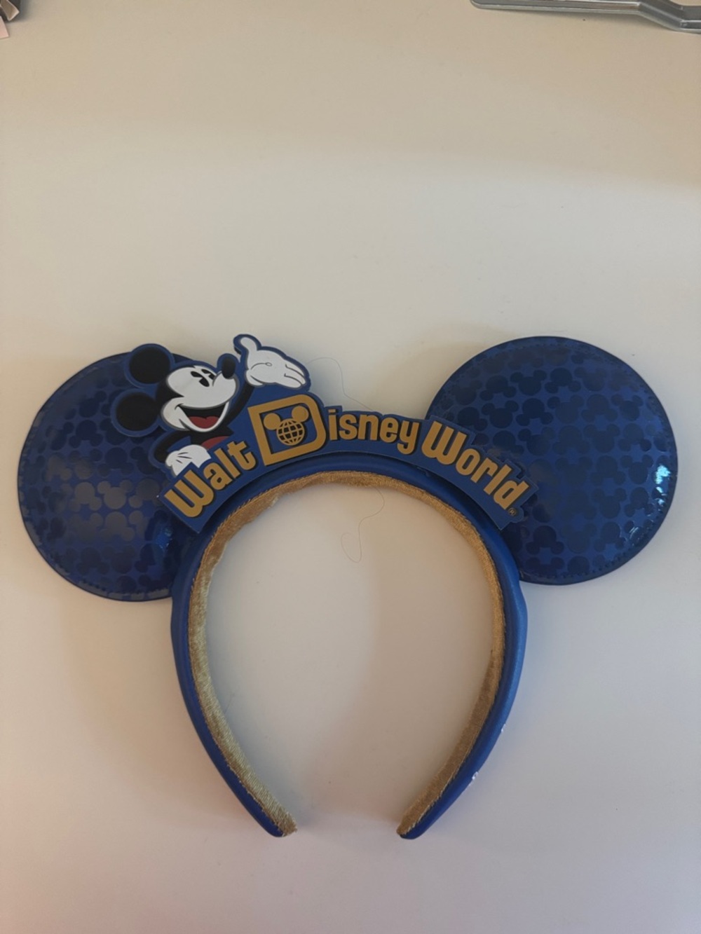 Disney Blue Walt Disney World Mickey Ear Headband